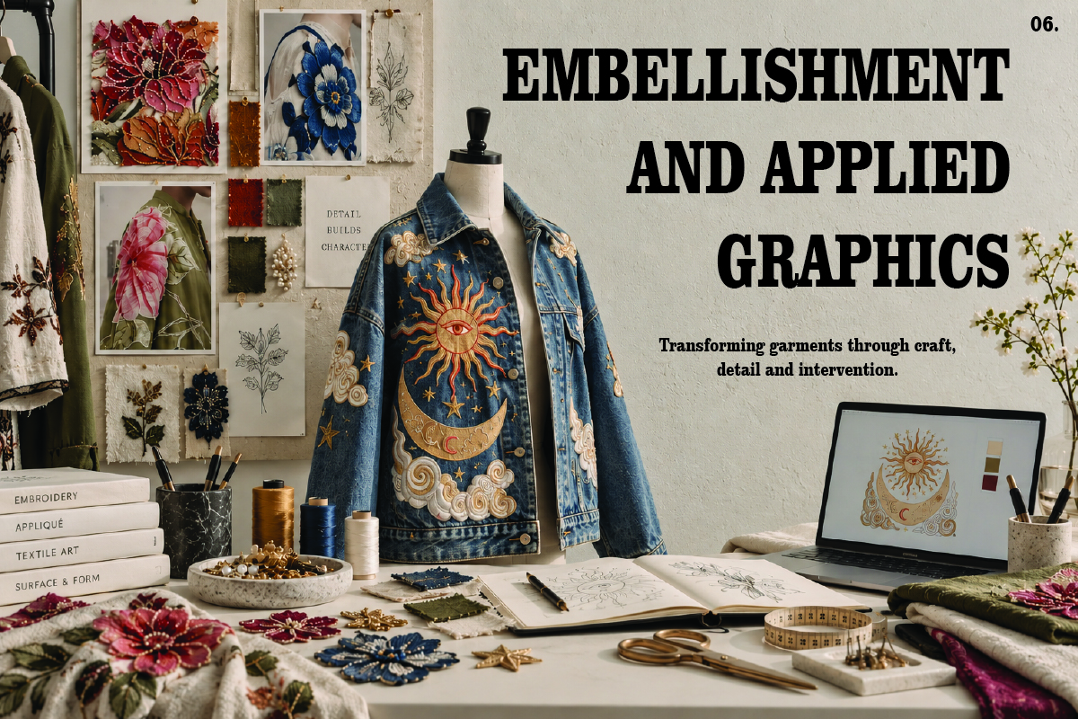 Brand typography print design