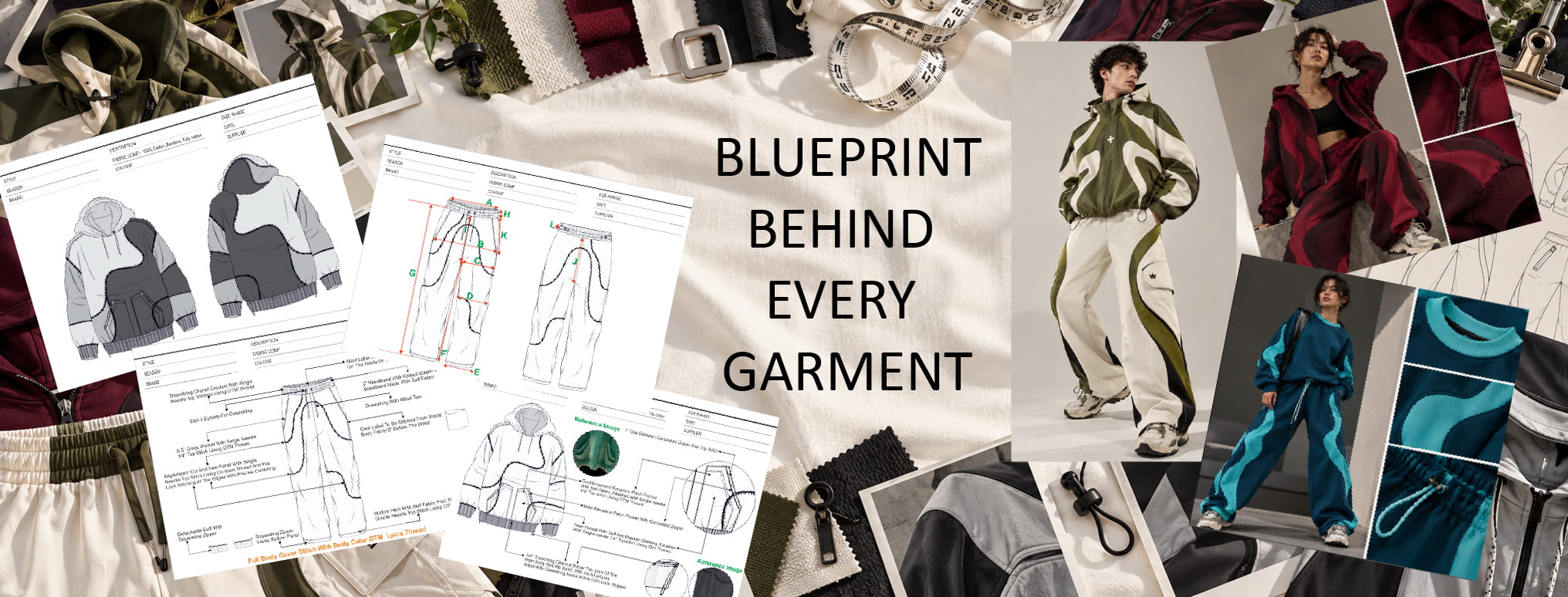 Production Ready Fashion Tech Packs Blue Print Behind Every Garment